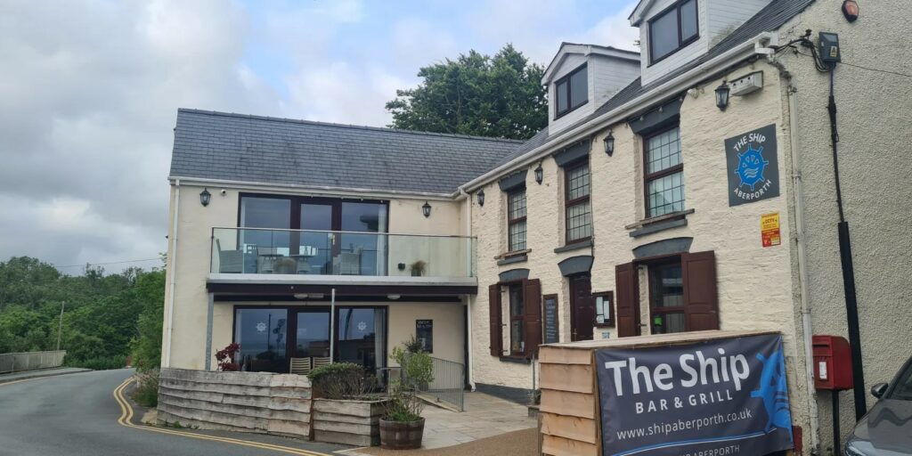 Ship Aberporth Outside Front Beer Garden