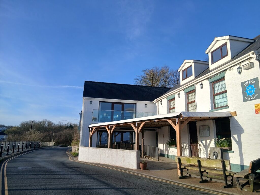 Ship Aberporth Outside Area with Canopy
